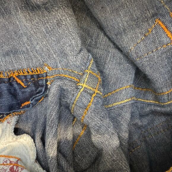 True Religion Jeans Women's 29 (8) Dark Blue Tapered Leg Low Rise Made in USA - Picture 10 of 15